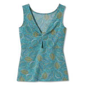 Dámské tílko ROYAL ROBBINS Wmns Essential Tencel Twist Tank, Turquoise velikost: S