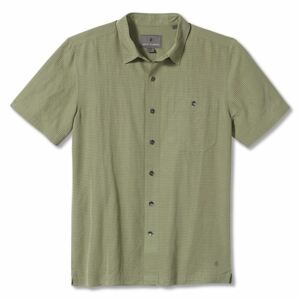 Pánská košile krátký rukáv ROYAL ROBBINS Mens Mojave Pucker Dry S/S, Lt Olive velikost: M