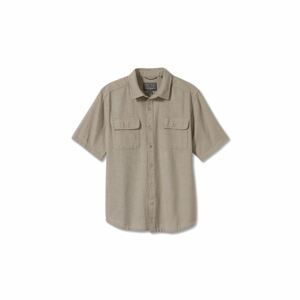 Pánská košile krátký rukáv ROYAL ROBBINS Mens Cool Mesh Eco S/S, Khaki XD velikost: M