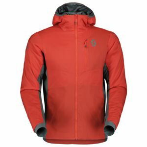 SCOTT Hoody M's Insuloft Light, Magma Red/Grey Green (vzorek) velikost: M