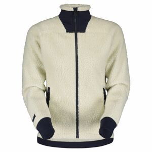 SCOTT Jkt W's Defined Heritage Pile, Winter White/Dark Blue (vzorek) velikost: M