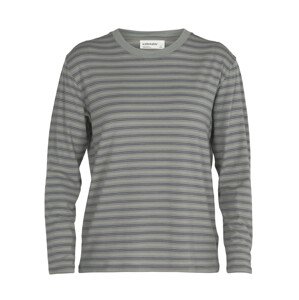 dámské merino triko dlouhý rukáv ICEBREAKER Wmns 150 LS Crewe Stripe, Drift (vzorek) velikost: M