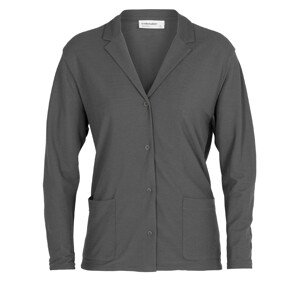 dámská merino bunda ICEBREAKER Wmns 180 Pique Jacket, Metal (vzorek) velikost: M