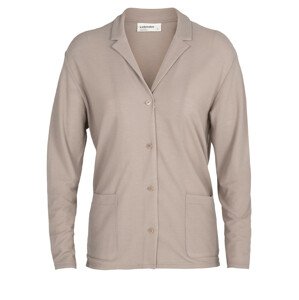 dámská merino bunda ICEBREAKER Wmns 180 Pique Jacket, Pumice (vzorek) velikost: M