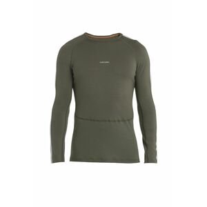 ICEBREAKER Mens ZoneKnit 200 LS Crewe, Loden/Ether/Cb (vzorek) velikost: M