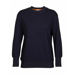 dámská merino mikina ICEBREAKER Wmns Central II LS Sweatshirt, Midnight Navy (vzorek) velikost: S