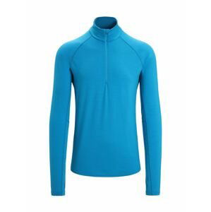 ICEBREAKER Mens 200 Zone LS Half Zip, Geo Blue (vzorek) velikost: M