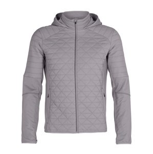 Pánská merino bunda ICEBREAKER Mens Headwaters Hybrid Hooded Jacket, Slate (vzorek) velikost: M