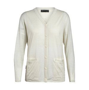 dámský merino svetr ICEBREAKER Wmns Cool-Lite Cardigan, Pale Grey (vzorek) velikost: M