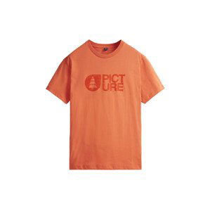 Triko PICTURE Basement Flock S/S, Orange Rust velikost: L