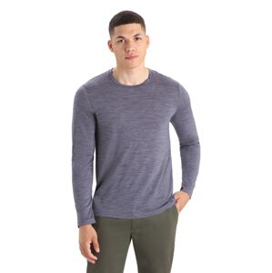 Pánské merino triko dlouhý rukáv ICEBREAKER Mens Sphere II LS Tee, Midnight Navy Heather velikost: XL