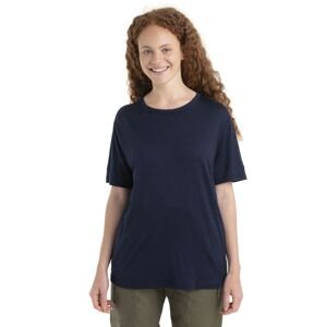 Dámské merino triko krátký rukáv ICEBREAKER Wmns Granary SS Tee, Midnight Navy velikost: L