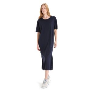 ICEBREAKER Wmns Granary Tee Dress, Midnight Navy velikost: L