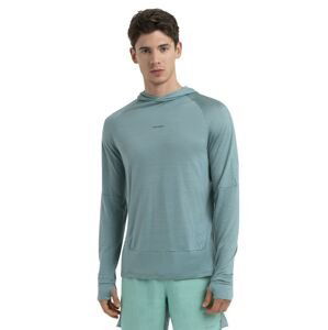 Pánská merino mikina s kapucí ICEBREAKER Mens Merino 125 Cool-Lite™ Sphere LS Hoodie, Cloud Ray velikost: XXL