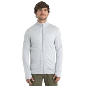 Pánská merino mikina s kapucí, zip ICEBREAKER Mens Quantum III LS Zip, Ether velikost: M