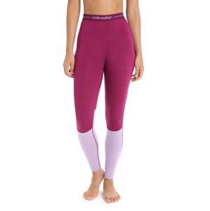 ICEBREAKER Wmns 125 ZoneKnit Leggings, Go Berry/Purple Haze velikost: XS