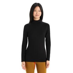 Dámské triko dlouhý rukáv ICEBREAKER Wmns 260 Tech LS Turtleneck, Black velikost: S