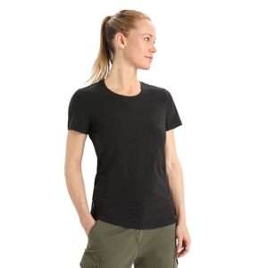 Dámské triko krátký rukáv ICEBREAKER Wmns Central Classic SS Tee, Black velikost: M