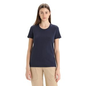 Dámské merino triko krátký rukáv ICEBREAKER Wmns Central Classic SS Tee, Midnight Navy velikost: L