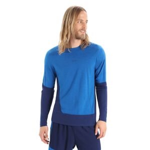 Pánské triko dlouhý rukáv ICEBREAKER Mens ZoneKnit™ LS Tee, Lazurite/Royal Navy/Cb velikost: XL