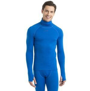 Pánské merino triko dlouhý rukáv ICEBREAKER Mens Merino LS Roll Neck, Lazurite velikost: L