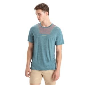 ICEBREAKER Mens Sphere II SS Tee Hitt, Green Glory Heather velikost: L