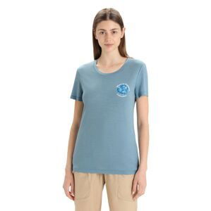 ICEBREAKER Wmns Tech Lite II SS Tee icebreaker Earth, Astral Blue velikost: XS