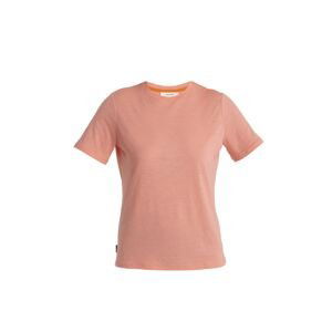 Dámské merino triko krátký rukáv ICEBREAKER Wmns Merino Linen SS Tee, Glow velikost: L