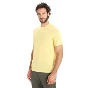 ICEBREAKER Mens Merino Linen SS Tee Stripe, Summer/Snow velikost: L