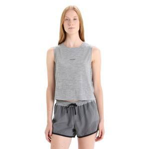 Dámské merino tílko ICEBREAKER Wmns ZoneKnit Tank, Metro Heather velikost: M