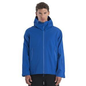 Pánská merino bunda ICEBREAKER Mens Merino Shell+ Peak Hooded Jacket, Lazurite velikost: M