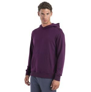 Pánská merino mikina s kapucí ICEBREAKER Mens Merino Shifter II LS Hoodie, Nightshade velikost: XXL