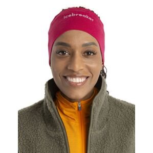 Merino čelenka ICEBREAKER Merino 200 Oasis Headband, Electron Pink velikost: OS