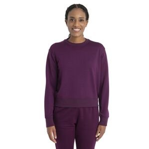 Dámský merino svetr ICEBREAKER Wmns Merino Crush II LS Sweatshirt, Nightshade velikost: L