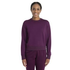 Dámský merino svetr ICEBREAKER Wmns Merino Crush II LS Sweatshirt, Nightshade velikost: M