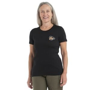 Dámské merino triko krátký rukáv ICEBREAKER Wmns Merino 150 Tech Lite II SS T Community, Black velikost: M