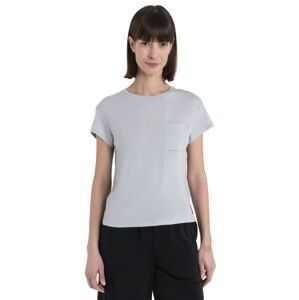 Dámské merino triko krátký rukáv ICEBREAKER Wmns Merino 200 IB X TNF SS Tee, Ether velikost: S