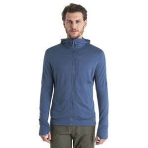 Pánská merino mikina s kapucí, zip ICEBREAKER Mens Merino 260 Quantum IV LS Zip Hoodie, Dawn velikost: XL