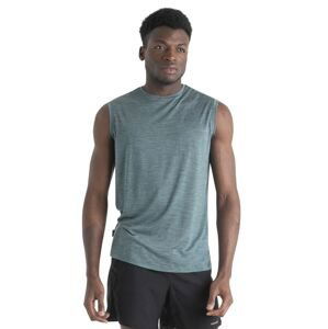 Pánské merino tílko ICEBREAKER Mens Merino 125 Cool-Lite™ Sphere III Tank, Fathom Green Heather velikost: M