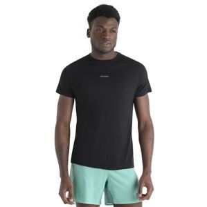 Pánské merino triko krátký rukáv ICEBREAKER Mens Merino 125 Cool-Lite™ Speed SS Tee, Black velikost: S