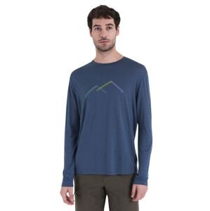 Pánské merino triko dlouhý rukáv ICEBREAKER Mens Merino 150 Tech Lite III LS Tee Peak Glow, Dawn velikost: M