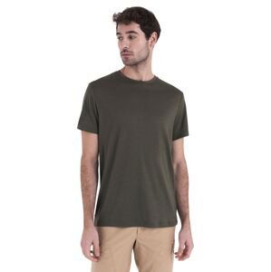 Pánské merino triko krátký rukáv ICEBREAKER Mens Merino 150 Tech Lite III SS Tee, Loden velikost: XL