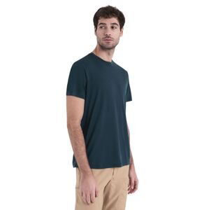 Pánské merino triko krátký rukáv ICEBREAKER Mens Merino 150 Tech Lite III SS Tee, Fathom Green velikost: M