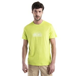 Pánské merino triko krátký rukáv ICEBREAKER Mens Merino 150 Tech Lite III SS Tee IB Grown Naturally, Hyper velikost: XXL