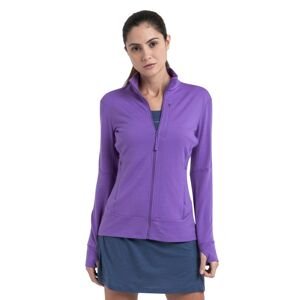 Dámská merino mikina, zip ICEBREAKER Wmns Merino 260 Quantum IV LS Zip, Magic velikost: M