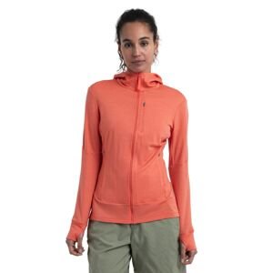 Dámská merino mikina s kapucí, zip ICEBREAKER Wmns Merino 260 Quantum IV LS Zip Hoodie, Tang velikost: L