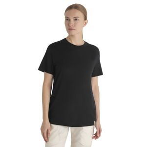 Dámské merino triko krátký rukáv ICEBREAKER Wmns Merino 150 Tech Lite III SS Relaxed Tee, Black velikost: L