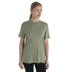 Dámské merino triko krátký rukáv ICEBREAKER Wmns Merino 150 Tech Lite III SS Relaxed Tee, Lichen velikost: L