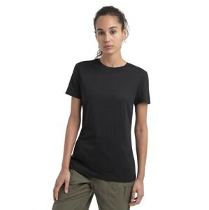 Dámské merino triko krátký rukáv ICEBREAKER Wmns Merino 150 Tech Lite III SS Tee, Black velikost: L