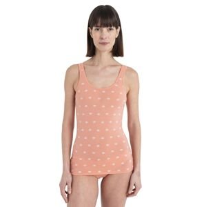 Dámské merino tílko ICEBREAKER Wmns Merino Siren Tank Shine AOP, Glow/Aop velikost: M